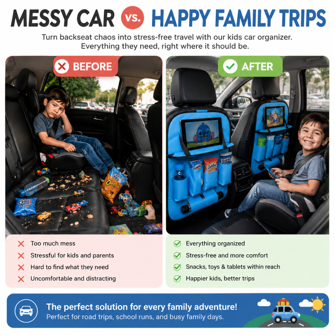 Kids Car Backseat Organizer